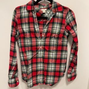 Jcrew Flannel Popover